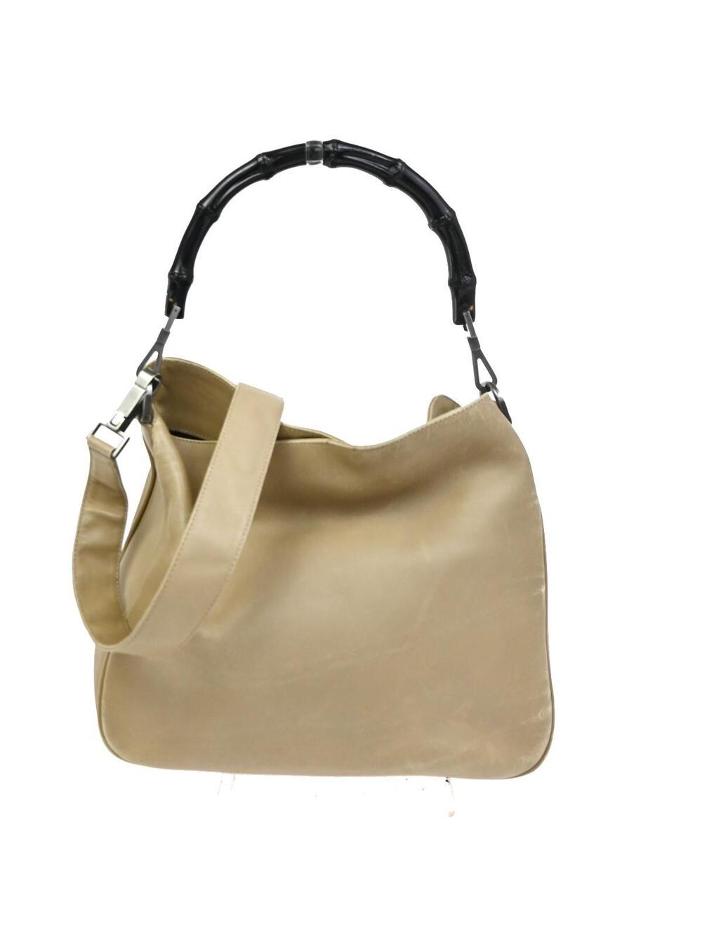 Gucci Logo Bamboo 2Way Shoulder Hand #264488G22B